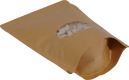 Brown Paper Side Gusset Bag With Valve