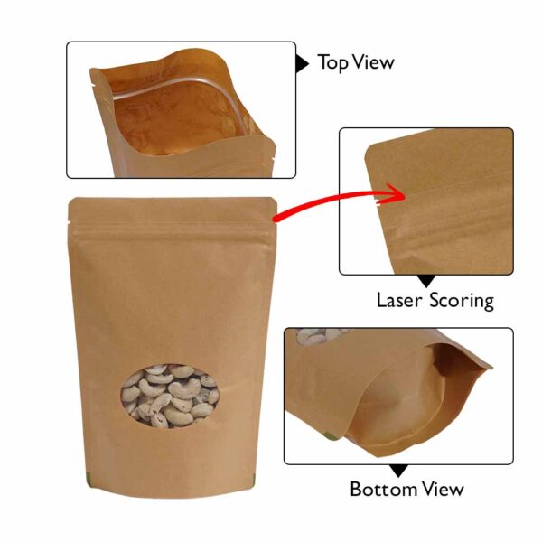 Oval Window Standup pouches