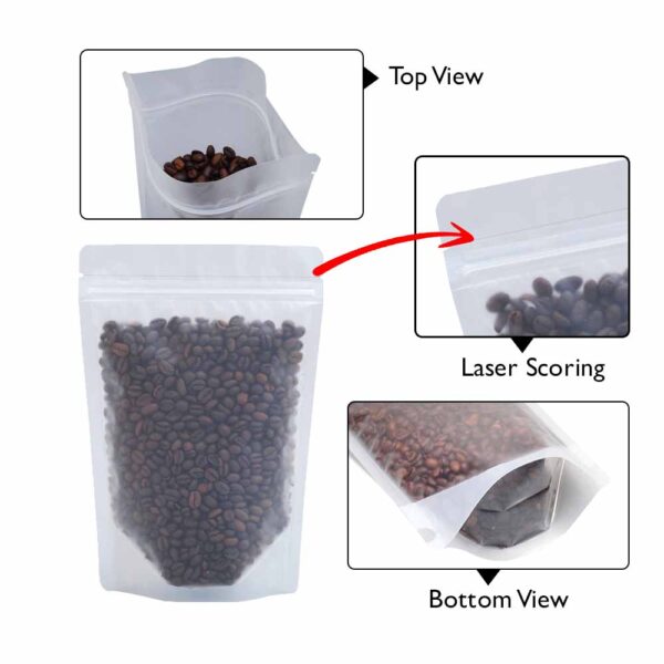 clear standup pouches
