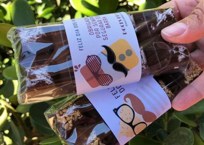Chocolate & energybar packaging bag