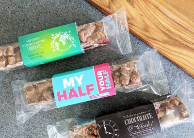 Chocolate & energybar packaging bag